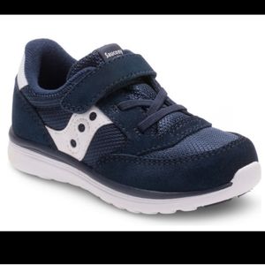 Navy Blue and White Saucony Jazz Lite in Toddler size 10.5M